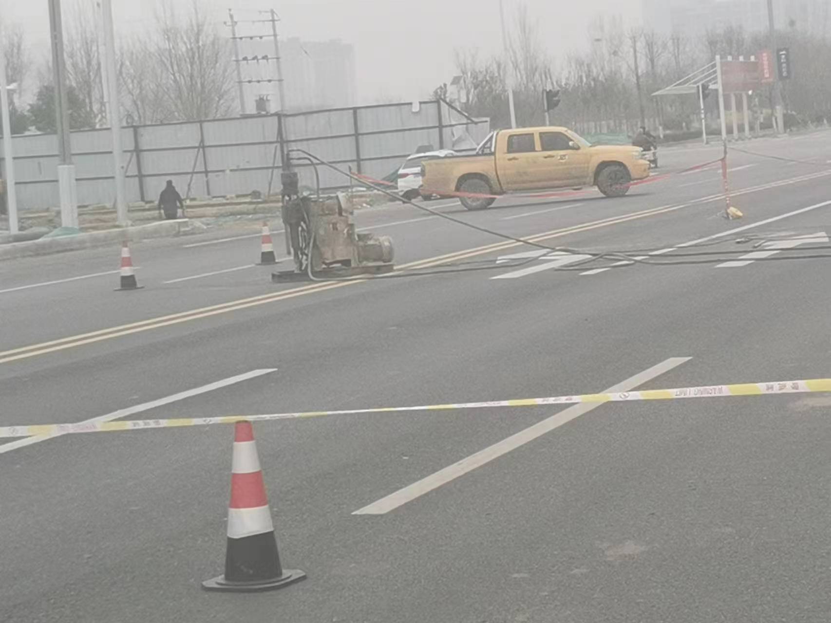甘井子公路路基沉陷注浆